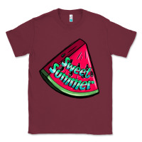 Burgundy sweet summer watermelon Classic Tee - NancyCooperArtShop