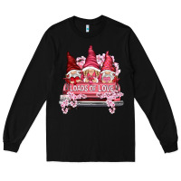 Black Loads of love with flowers Valentine's Day Long Sleeve Tee - HowdyJamesFarm