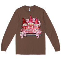 Chestnut Loads of love with flowers Valentine's Day Long Sleeve Tee - HowdyJamesFarm