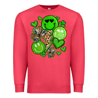 Cardinal st patrick's day green smile Premium Sweatshirt - Artiststas