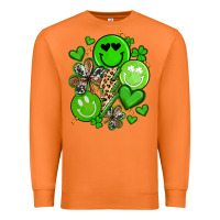 Carrot st patrick's day green smile Premium Sweatshirt - Artiststas