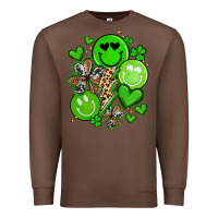 Chestnut st patrick's day green smile Premium Sweatshirt - Artiststas