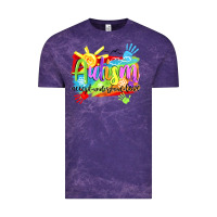 Cloud Purple Autism accept understand love Vintage Tee - NancyCooperArtShop