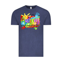 Vintage Denim Autism accept understand love Vintage Tee - NancyCooperArtShop