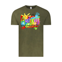 Vintage Olive Autism accept understand love Vintage Tee - NancyCooperArtShop