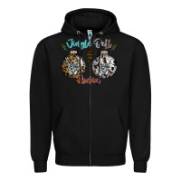 Black Jingle Bell Rockin Zipper Hoodie - CowhideDigitalArt