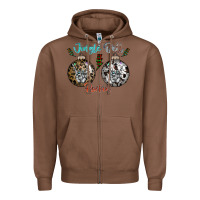 Chestnut Jingle Bell Rockin Zipper Hoodie - CowhideDigitalArt