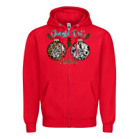 Red Jingle Bell Rockin Zipper Hoodie - CowhideDigitalArt