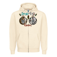 Sandshell Jingle Bell Rockin Zipper Hoodie - CowhideDigitalArt