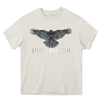 Hot Trend Raven Nevermore Poetry Halloween Edgar Allan Poe Heavy Core Tee | Teevron