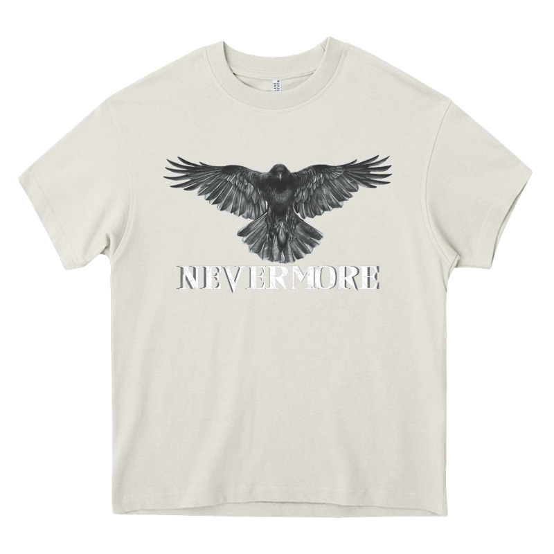 Hot Trend Raven Nevermore Poetry Halloween Edgar Allan Poe Heavy Core Tee by lanVoArt | Teevron