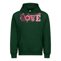 Forest Green walentine's day love sunflower Urban Hoodie - BarkalooDesign
