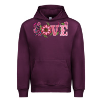 Mauve Wine walentine's day love sunflower Urban Hoodie - BarkalooDesign