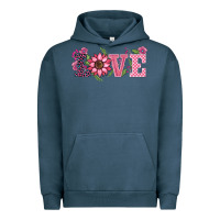 Pigment Midnight Navy walentine's day love sunflower Urban Hoodie - BarkalooDesign