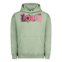 Pigment Oil Green walentine's day love sunflower Urban Hoodie - BarkalooDesign