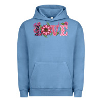 Pigment Pebble Blue walentine's day love sunflower Urban Hoodie - BarkalooDesign