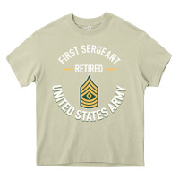 Mossy first sergeant 1sg retired army military retirement gifts long sleeve Heavy Core Tee - lanVoArt
