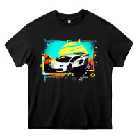 Black Lam borghini Aventador SVJ gift Heavy Core Tee - lanVoArt