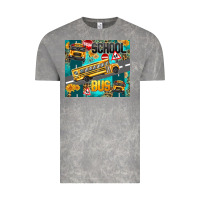 Cloud Rock school bus Vintage Tee - texasbilliewilder