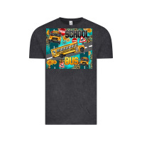 Vintage Black school bus Vintage Tee - texasbilliewilder