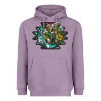 Lavender aztec moon Heavyweight Hoodie - SublimationCraftShop