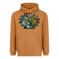 Meerkat aztec moon Heavyweight Hoodie - SublimationCraftShop