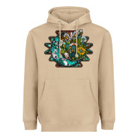Mushroom aztec moon Heavyweight Hoodie - SublimationCraftShop