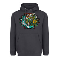 Smoke aztec moon Heavyweight Hoodie - SublimationCraftShop