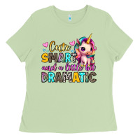 Matcha cute smart and a little bit dramatic Ladies Tee - Artiststas
