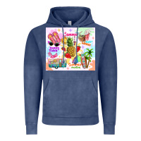 Vintage Denim summer beach Vintage Hoodie - TumblerDesignByShophia