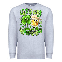 Heather Grey let's get shamrocked Premium Sweatshirt - Artiststas