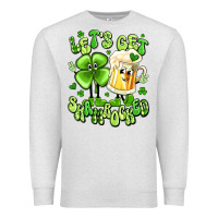 Oatmeal Heather let's get shamrocked Premium Sweatshirt - Artiststas