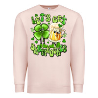 Pale Pink let's get shamrocked Premium Sweatshirt - Artiststas