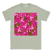 Matcha breast cancer with ribbon and butterfly seamless p Classic Tee - texasbilliewilder