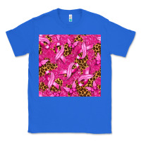 True Royal breast cancer with ribbon and butterfly seamless p Classic Tee - texasbilliewilder