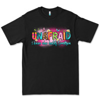Black unafraid i know who holds tomorrow Premium Tee - Artiststas
