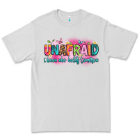 Dove Grey unafraid i know who holds tomorrow Premium Tee - Artiststas