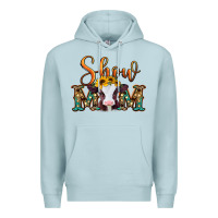 Blue Mist show mom baby cow Premium Hoodie - Jasminsmagicworld