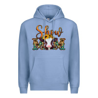 Colony Blue show mom baby cow Premium Hoodie - Jasminsmagicworld