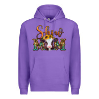 Purple show mom baby cow Premium Hoodie - Jasminsmagicworld
