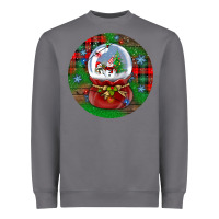Storm snow globe christmas ornament Heavyweight Sweatshirt - BundleAndBundleShop