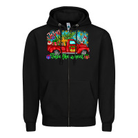 Black jesus take the wheel Zipper Hoodie - CowhideDigitalArt