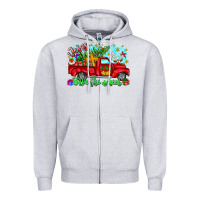 Heather Grey jesus take the wheel Zipper Hoodie - CowhideDigitalArt
