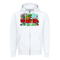 White jesus take the wheel Zipper Hoodie - CowhideDigitalArt