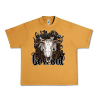 Peanut Butter Simmer down Cowboy Urban Heavy Tee - HowdyJamesFarm