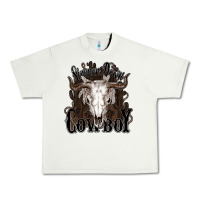 Pistachio Simmer down Cowboy Urban Heavy Tee - HowdyJamesFarm