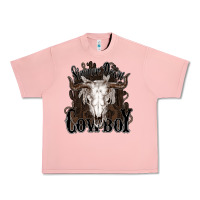 Salmon Simmer down Cowboy Urban Heavy Tee - HowdyJamesFarm