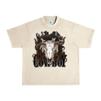 Sandshell Simmer down Cowboy Urban Heavy Tee - HowdyJamesFarm