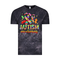 Cloud Black Autism Awareness Vintage Tee - NancyCooperArtShop