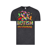 Vintage Black Autism Awareness Vintage Tee - NancyCooperArtShop